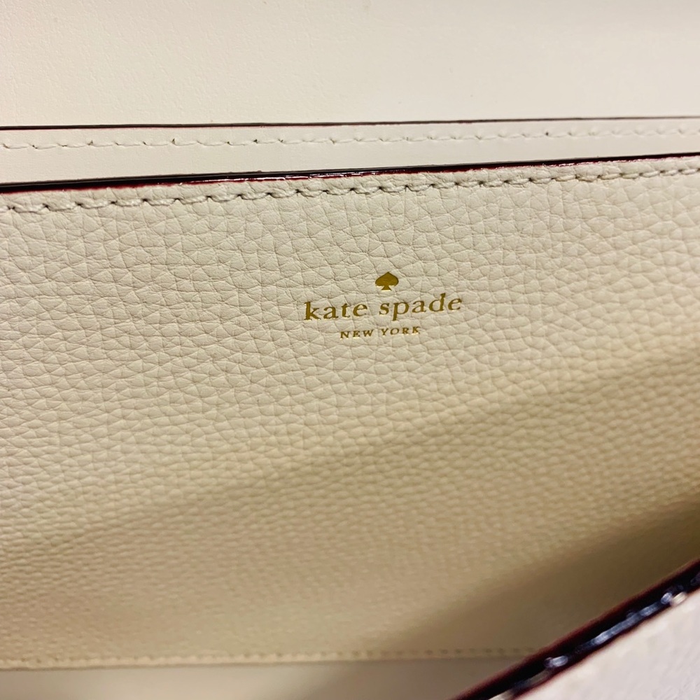 Kate Spade Cream Laser-cut Crossbody Bag🍃 - Picture 4 of 8